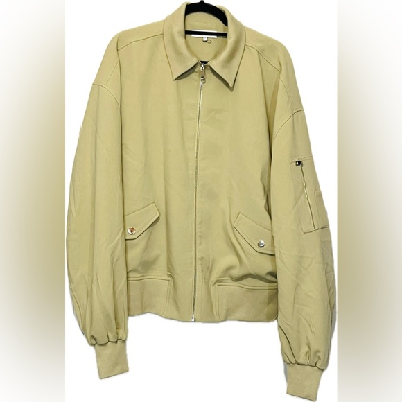 WEWOREWHAT | Twill Bomber Jacket, Women’s, Color Tan, Size XS, NWOT - Picture 5 of 12